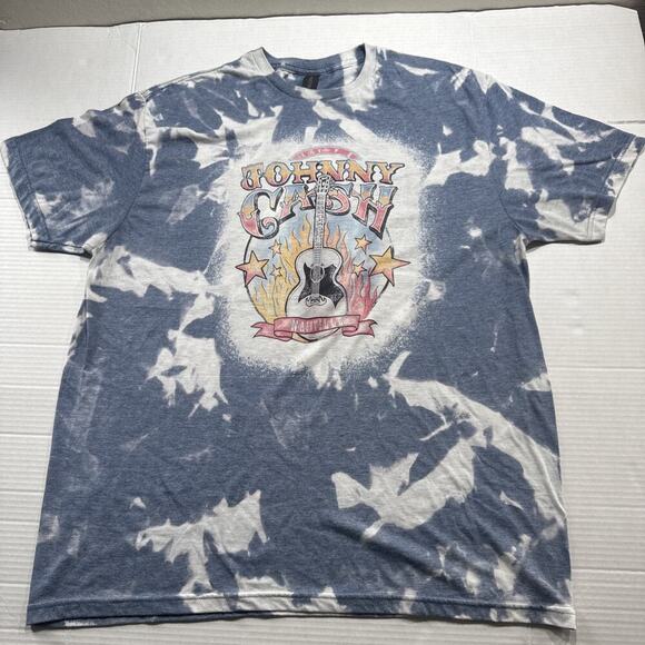 Gildan Softstyle Other - Johnny Cash Tye Dye Guitar Shirt Gildan Softstyle XL